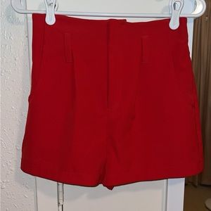 Forever 21 High-Waisted Paper Bag Shorts